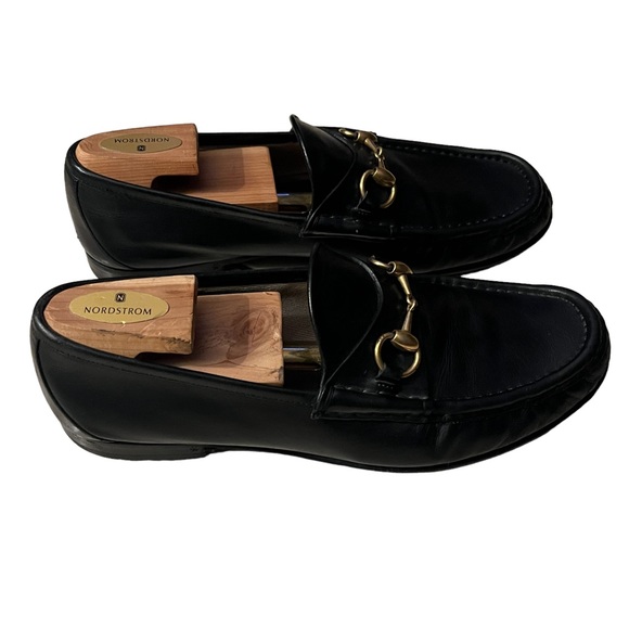 GUCCI VINTAGE 1953 Horsebit Loafers Mens US 8 Good Pre-Loved Condition - Picture 12 of 16